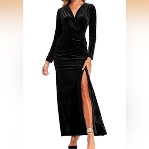 Amazon Black Long Sleeve Dress